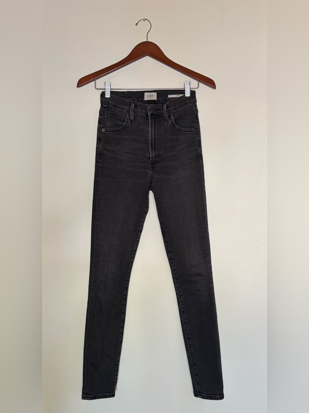 Citizens Of Humanity Chrissy Black Denim. Size 25